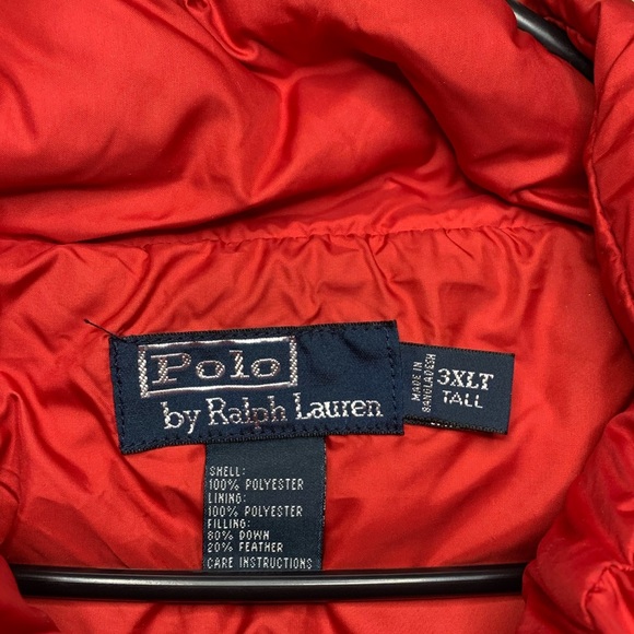 Polo Ralph Lauren
Men's Big & Tall Puffer Red Down Vest
3XLT - Picture 3 of 10